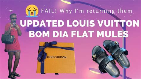 FAIL! Why I'm returning my New Louis Vuitton Bom Dia Mules.